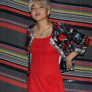 Vivid multi colored blazer